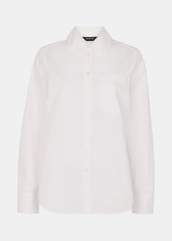 White Relaxed Fit Shirt