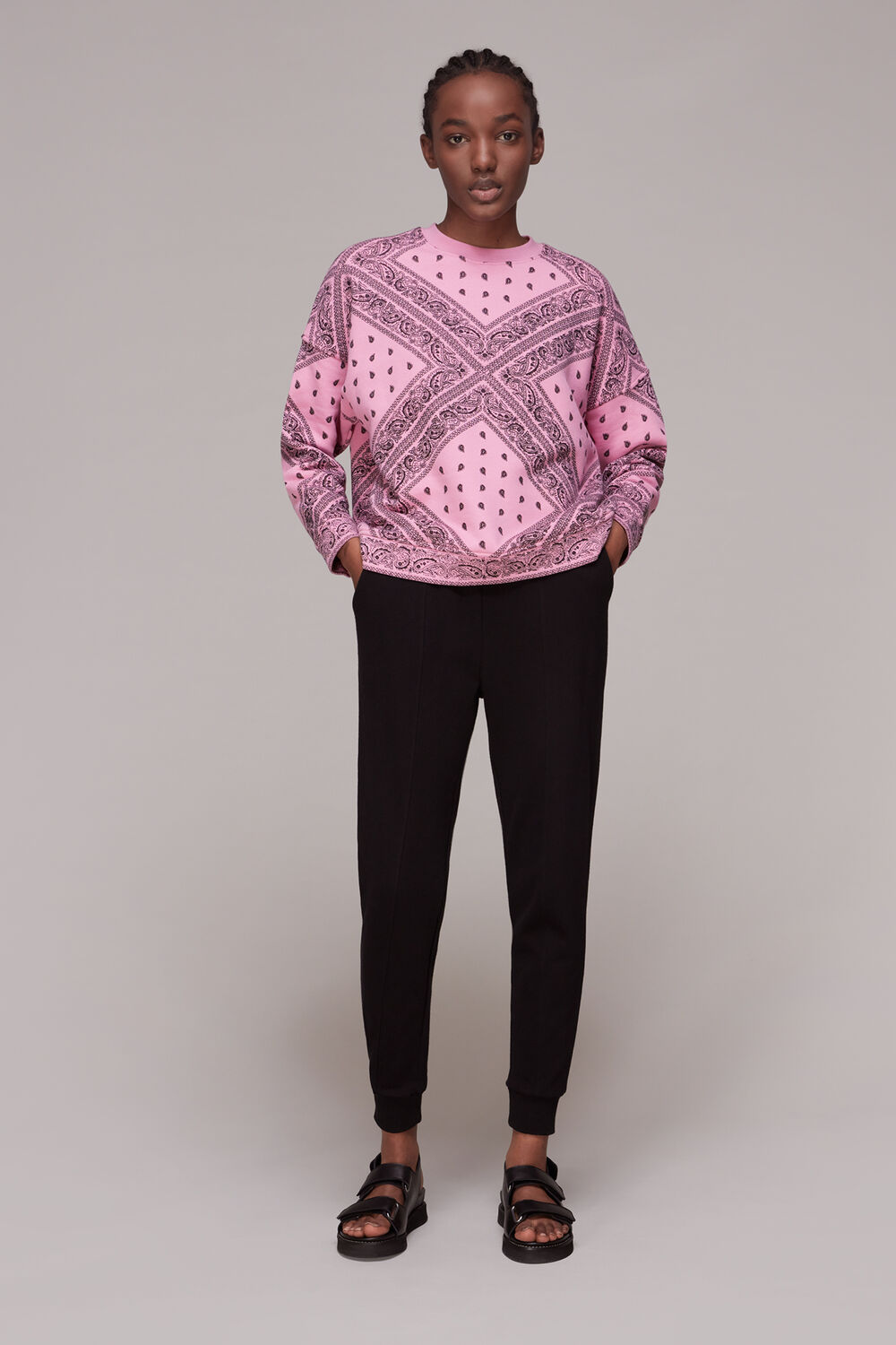 Bandana Printed Sweatshirt
