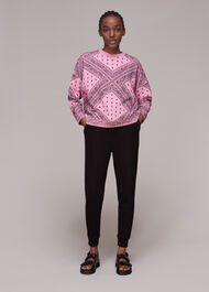 Bandana Printed Sweatshirt