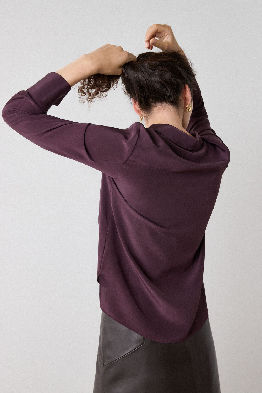Merlot Ultimate Silk Shirt