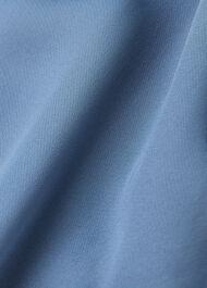 Short Sleeve Crepe Shell Top