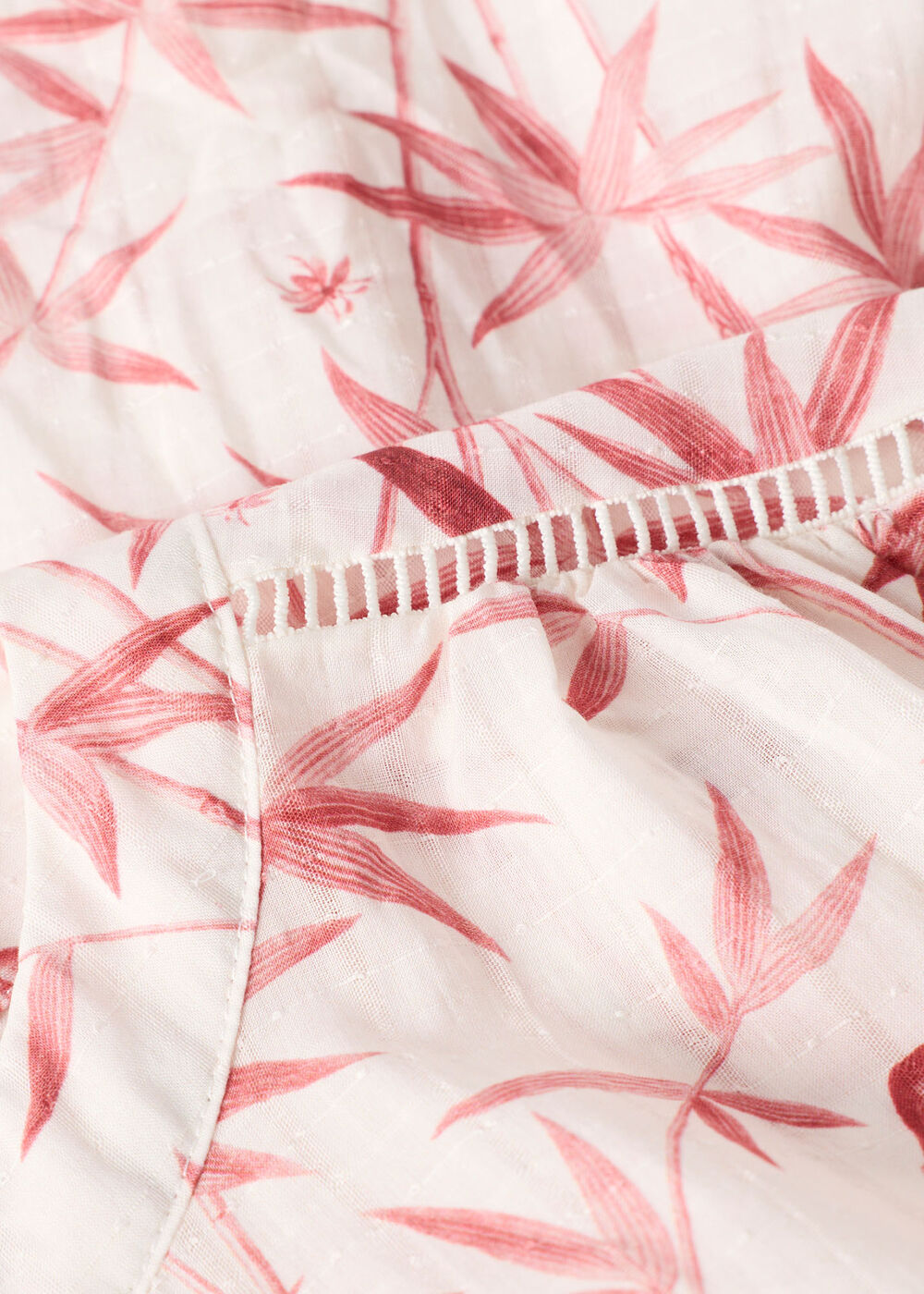 Tropical Bird Textured Shirt
