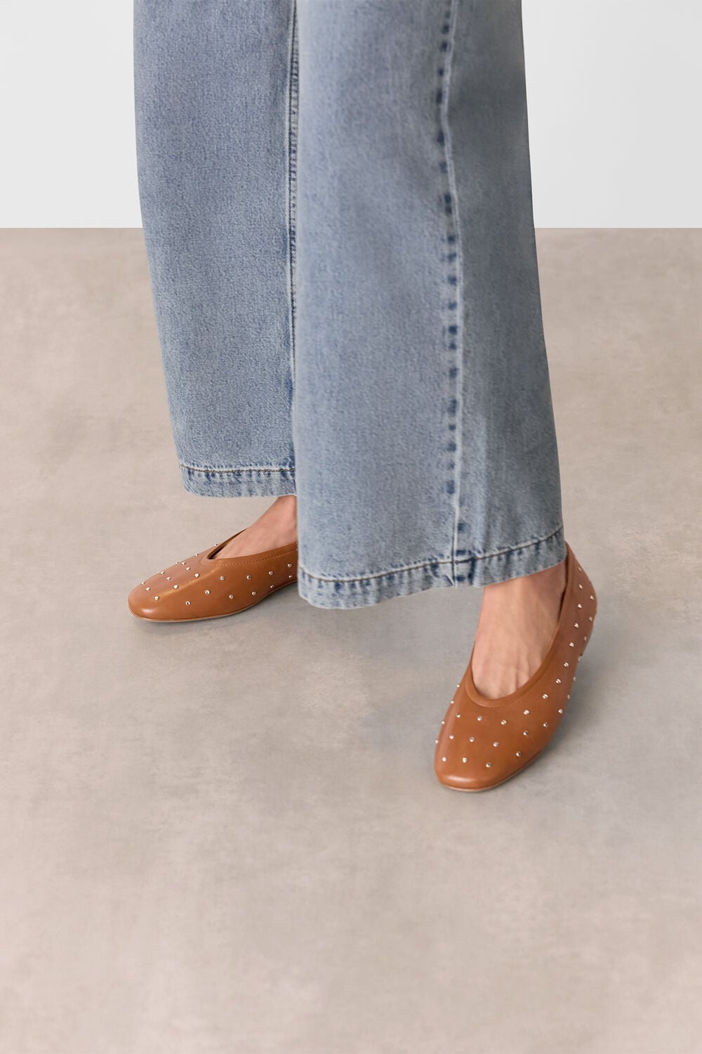 Karina Studded Ballet Pump