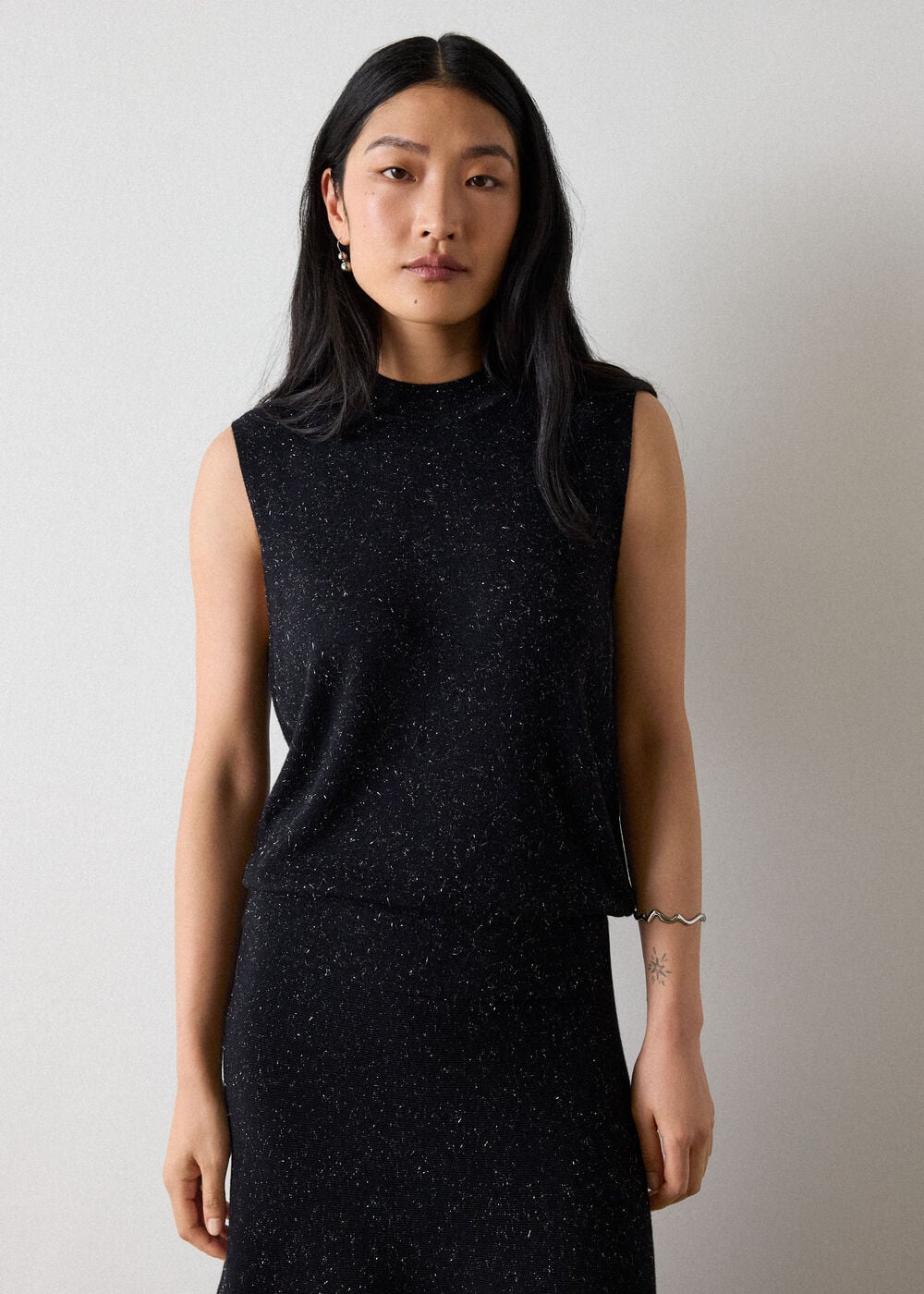 Black Annie Sparkle Tank