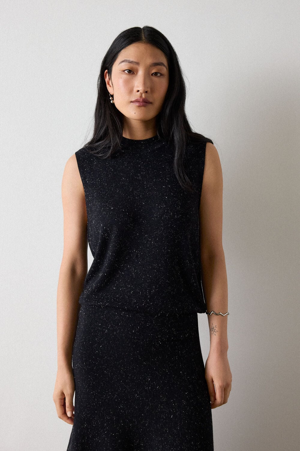 Black Annie Sparkle Tank
