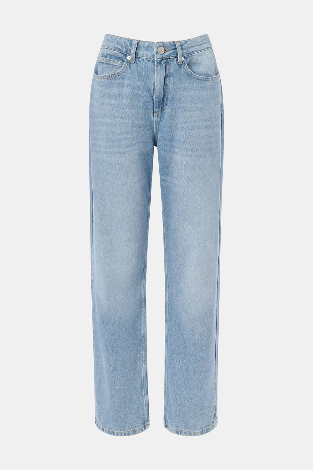 Light Wash Classic Straight Leg Jean