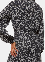 Petite Chain Print Flippy Dress