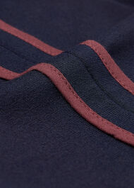 Ponte Side Stripe Jumpsuit