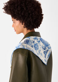 Rome Print Silk Scarf