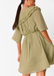 Petite Cotton Frill Mini Dress