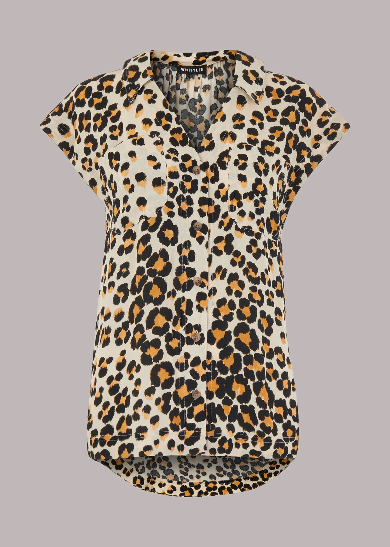 Painted Leopard Print Shirt