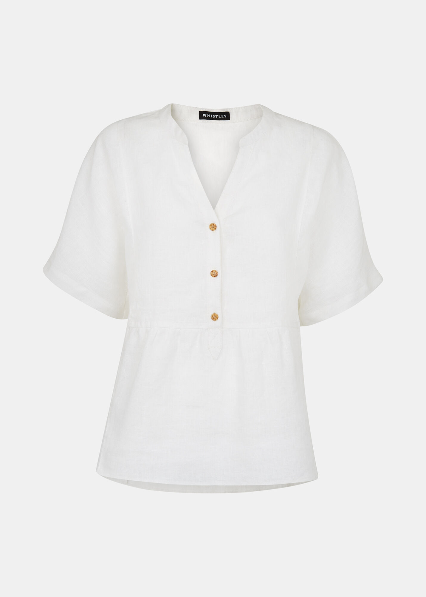 pois♡blouse tee white Allie Blouse - Off White