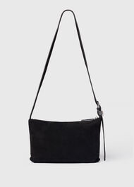 Ring Detail Suede Bag