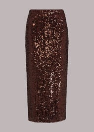 Sequin Column Skirt