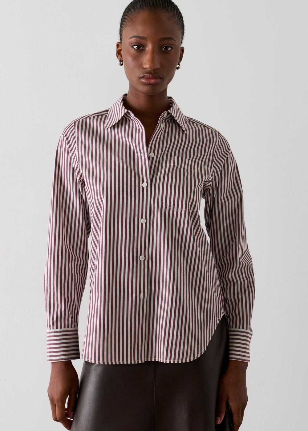Relaxed Fit Stripe Shirt