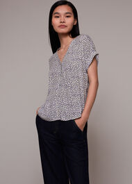 Dashed Leopard Top