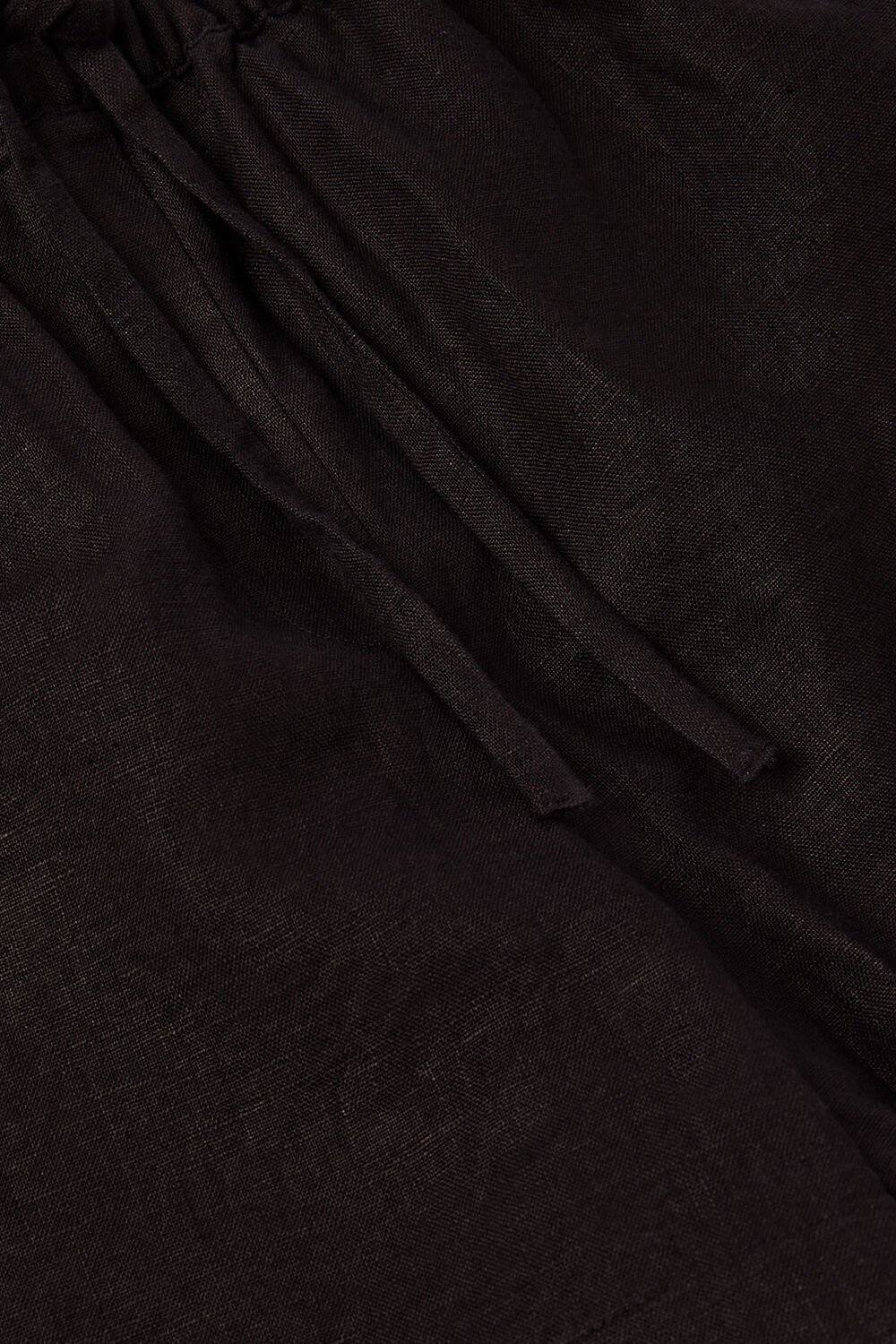 Petite Linen Elasticated Short