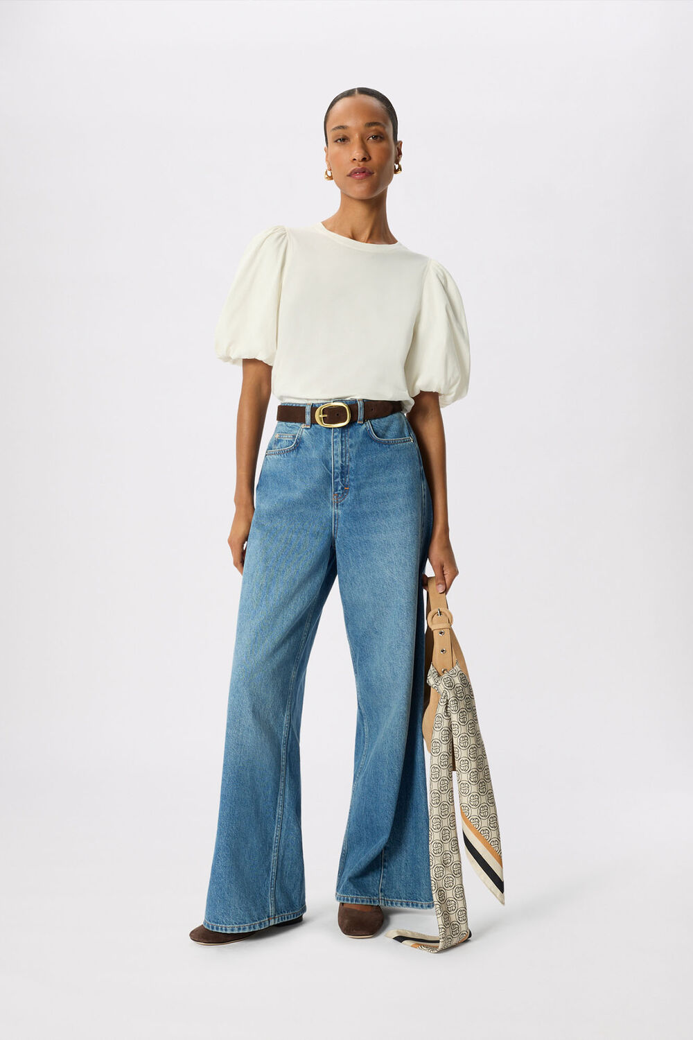 Puff Sleeve Detail Tee