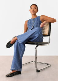 Petite Slim Fit Cotton Waistcoat