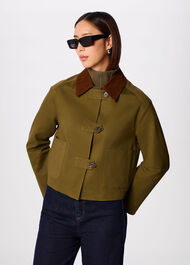 Corduroy Collar Jacket