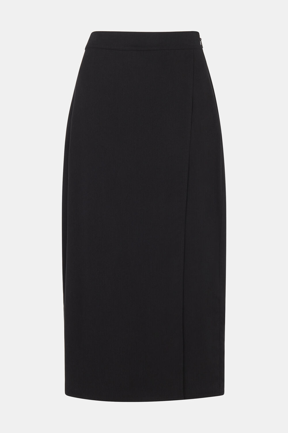 Black Olivia Wrap Skirt