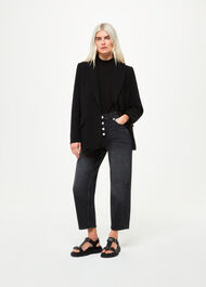 Petite Authentic Hollie Button Jean