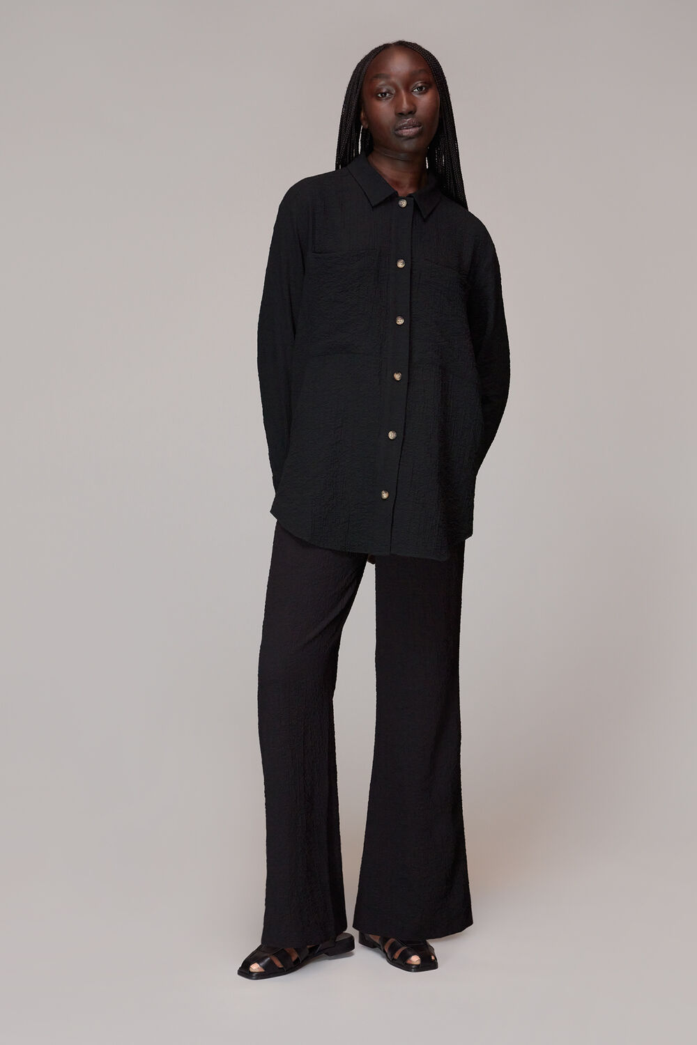 Lola Crinkle Overshirt