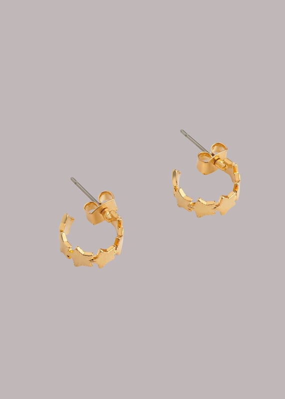 Gold Mini Star Hoop