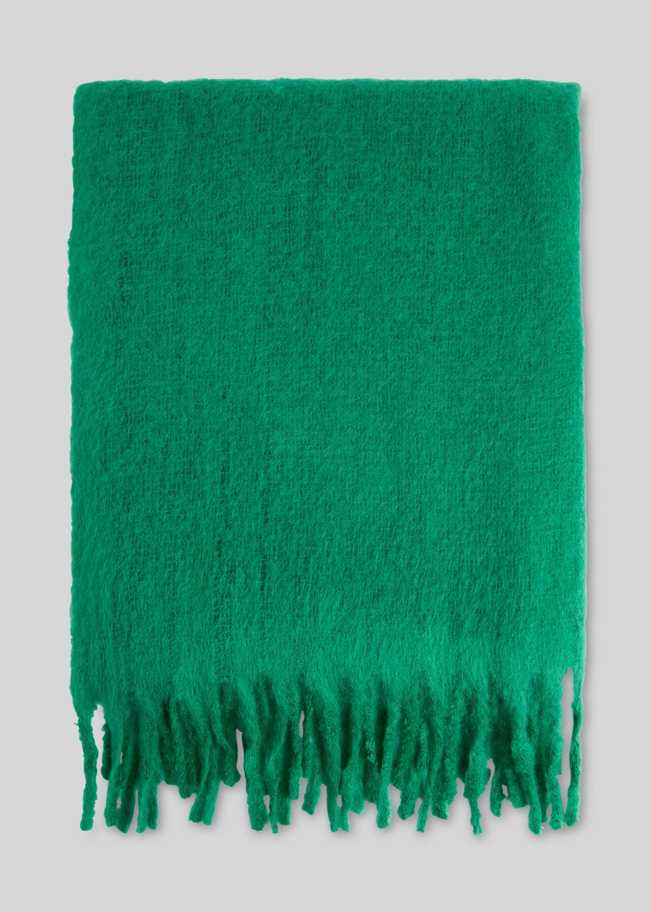 Green Open Weave Blanket Scarf | WHISTLES | Whistles UK