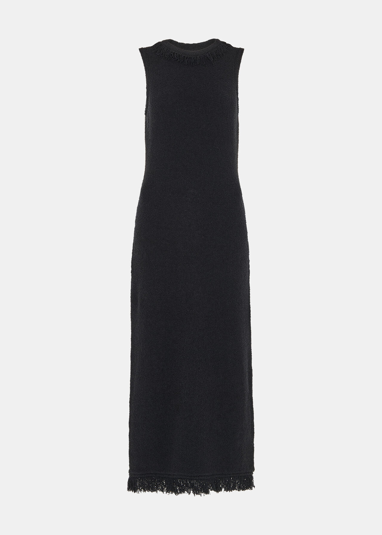 Fringe Detail Knitted Dress