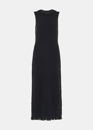 Fringe Detail Knitted Dress