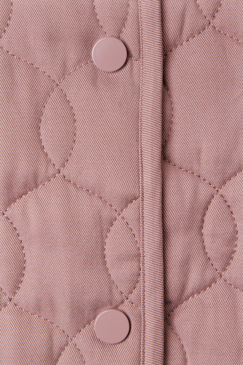 Dusty Pink Maya Cotton Quilted Jacket