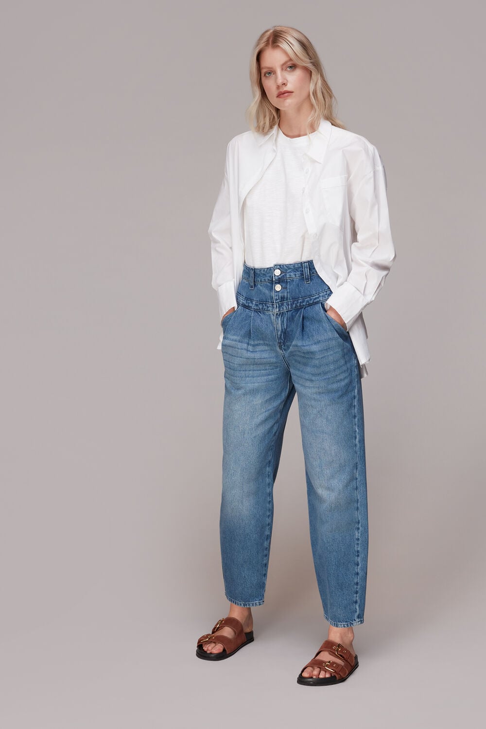 Gathered Shoulder Tank