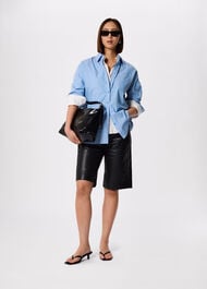 Oversized Fit Stripe Shirt