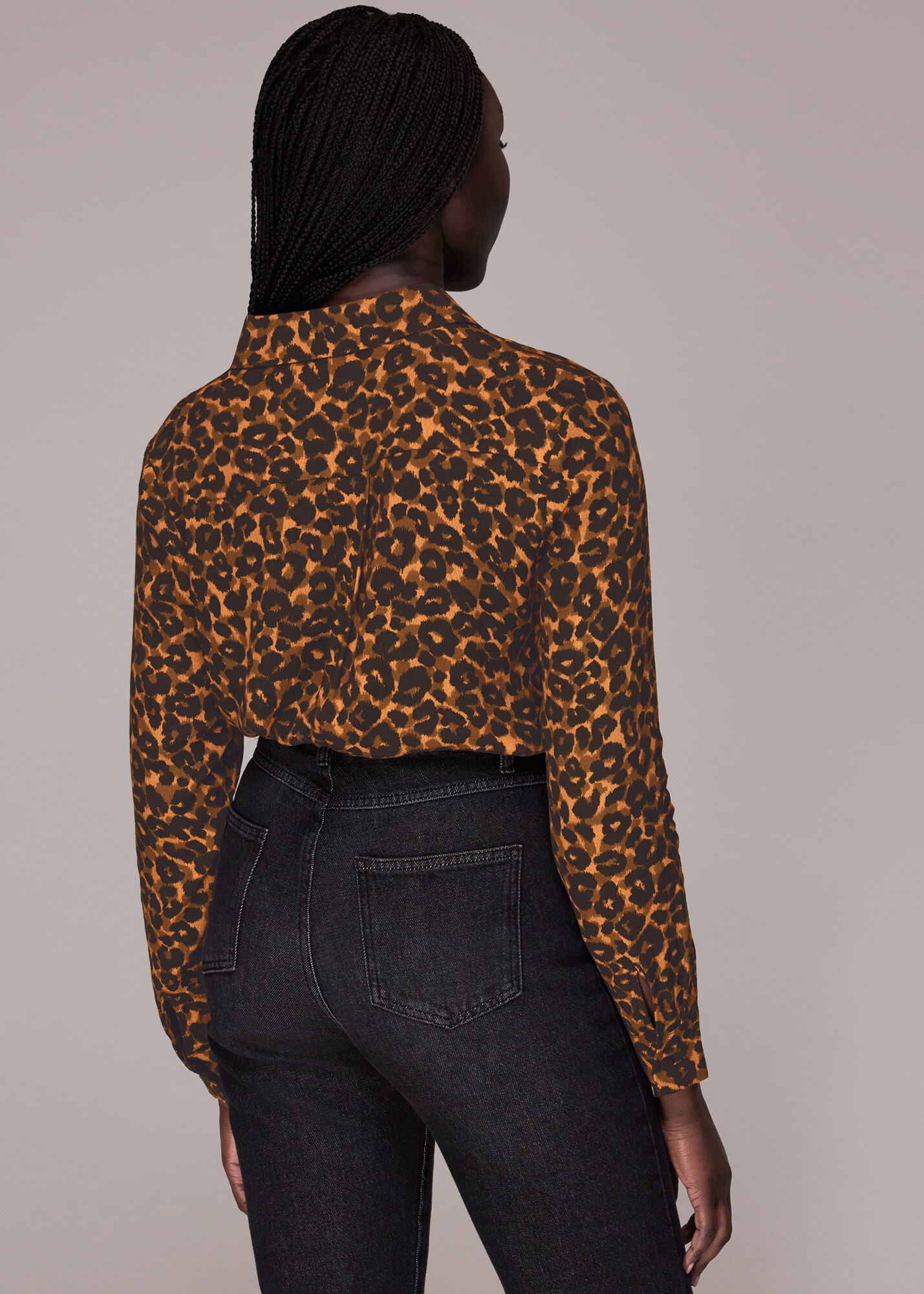 Leopard Print Classic Leopard Print Shirt | WHISTLES | Whistles US |