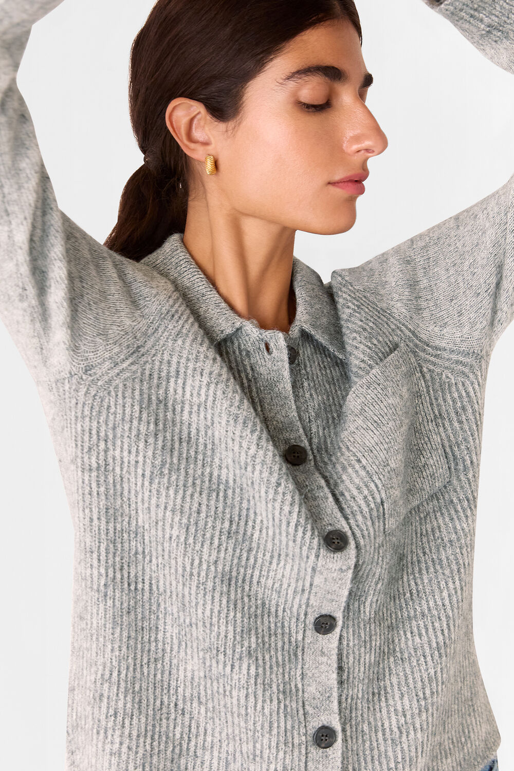 Isla Ribbed Cardigan