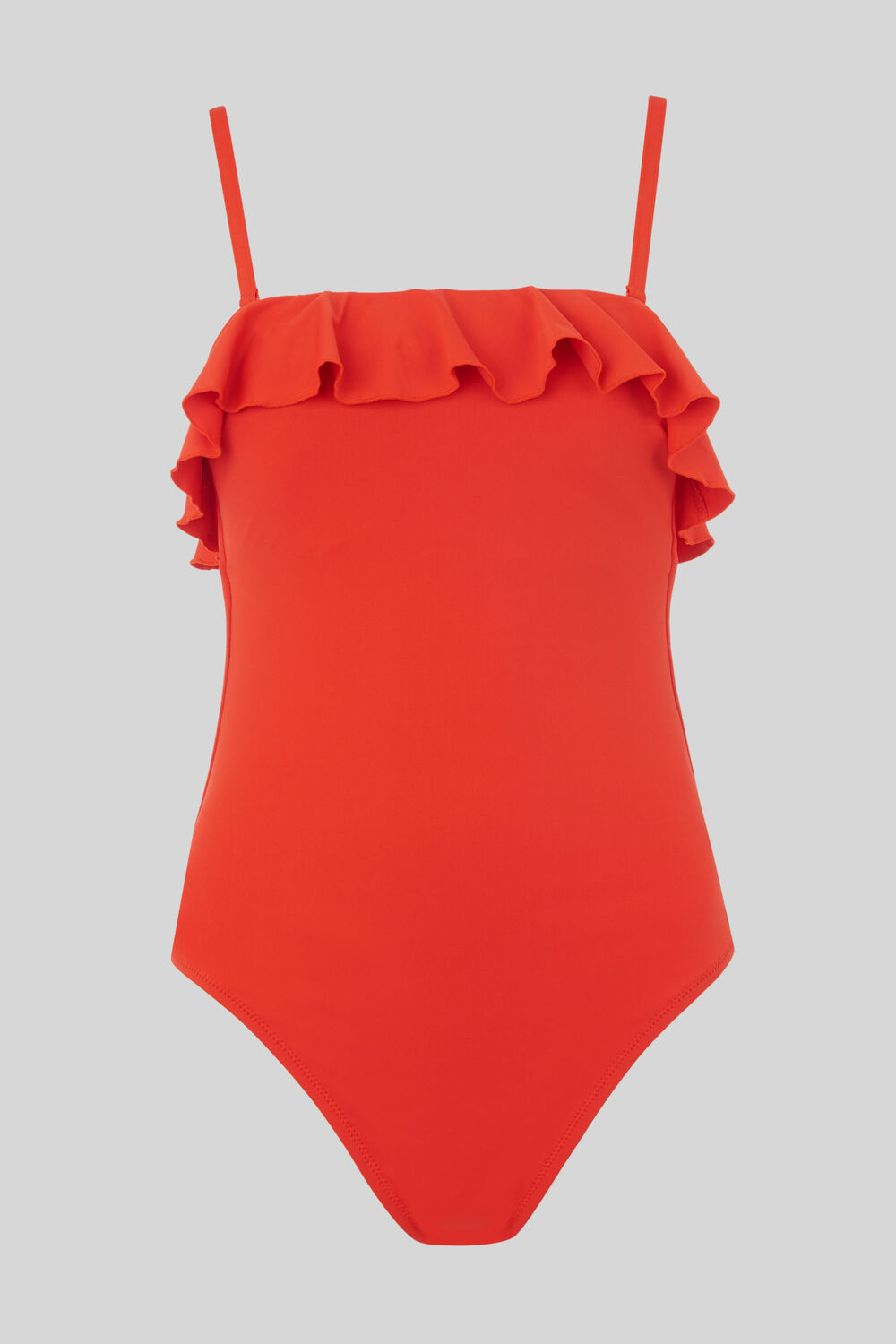 Cali Frill Swimsuit Red