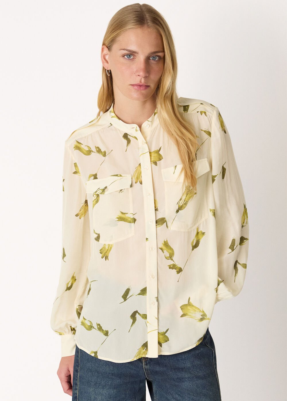 Floral Utility Blouse