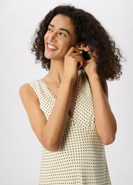 Mini Spot Sleeveless Dress