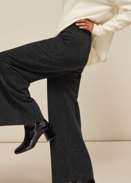 Sparkle Ponte Wide Leg Trouser