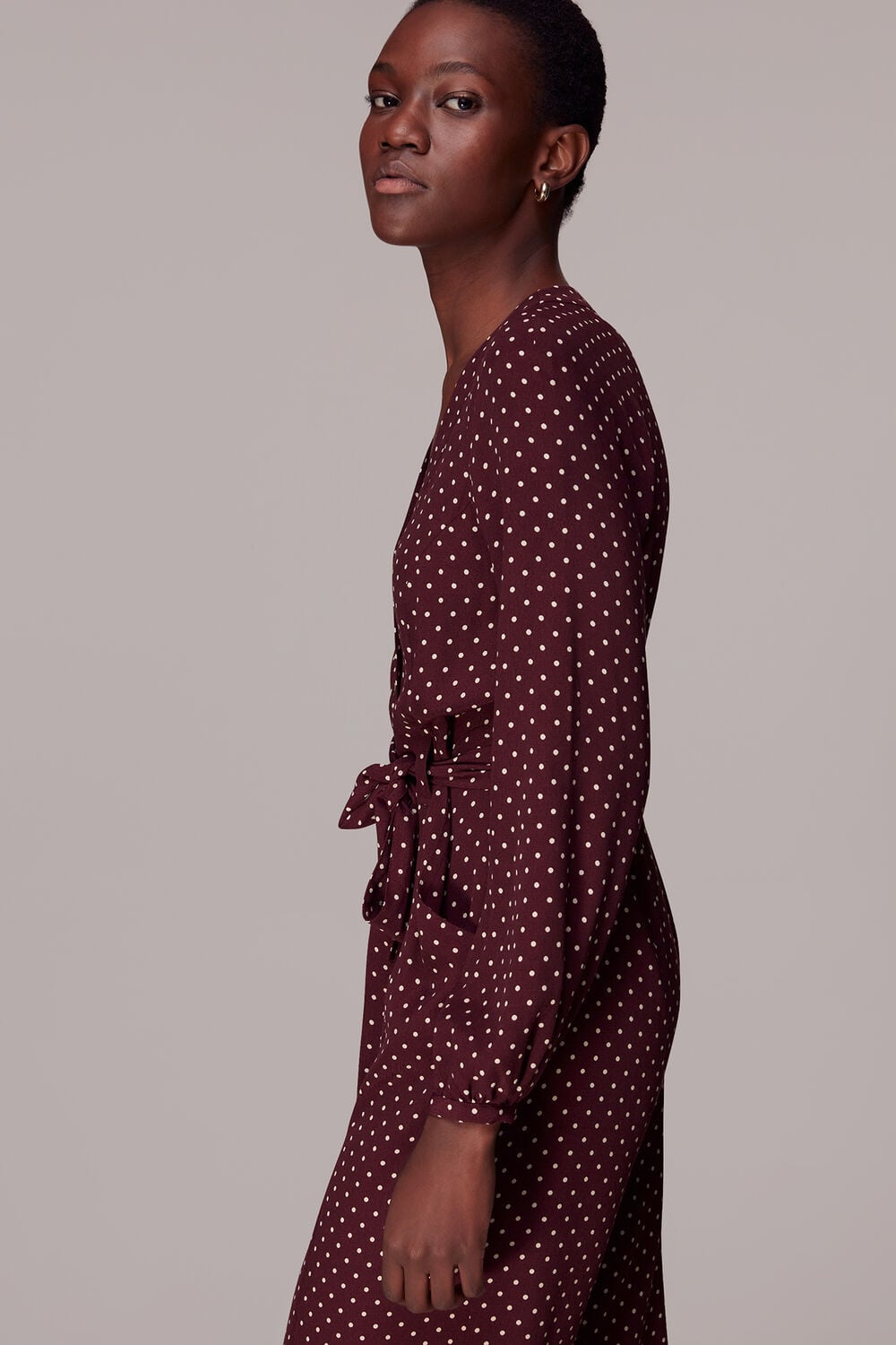 Lottie Spot Print Jumpsuit