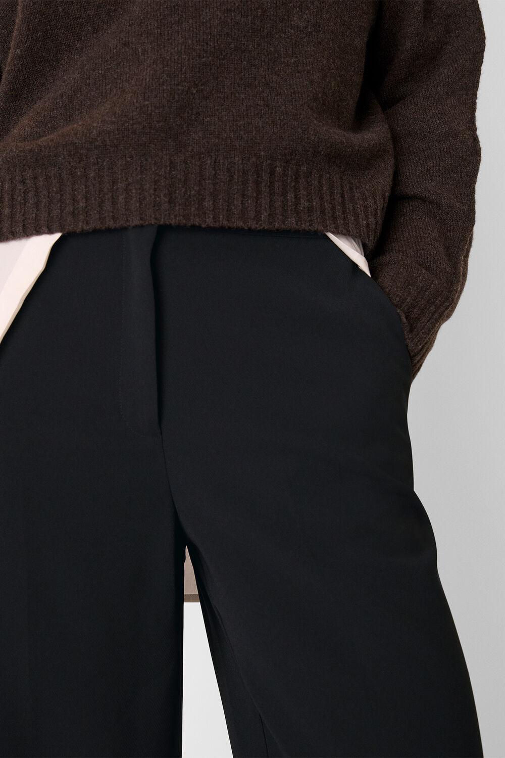 Black Ultimate Crepe Trouser
