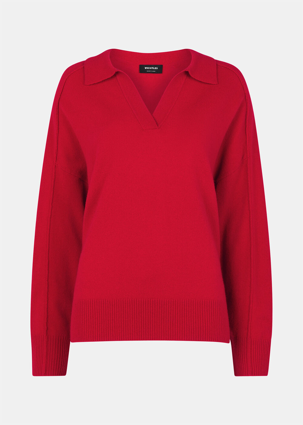 Wool Collar Neck Knit