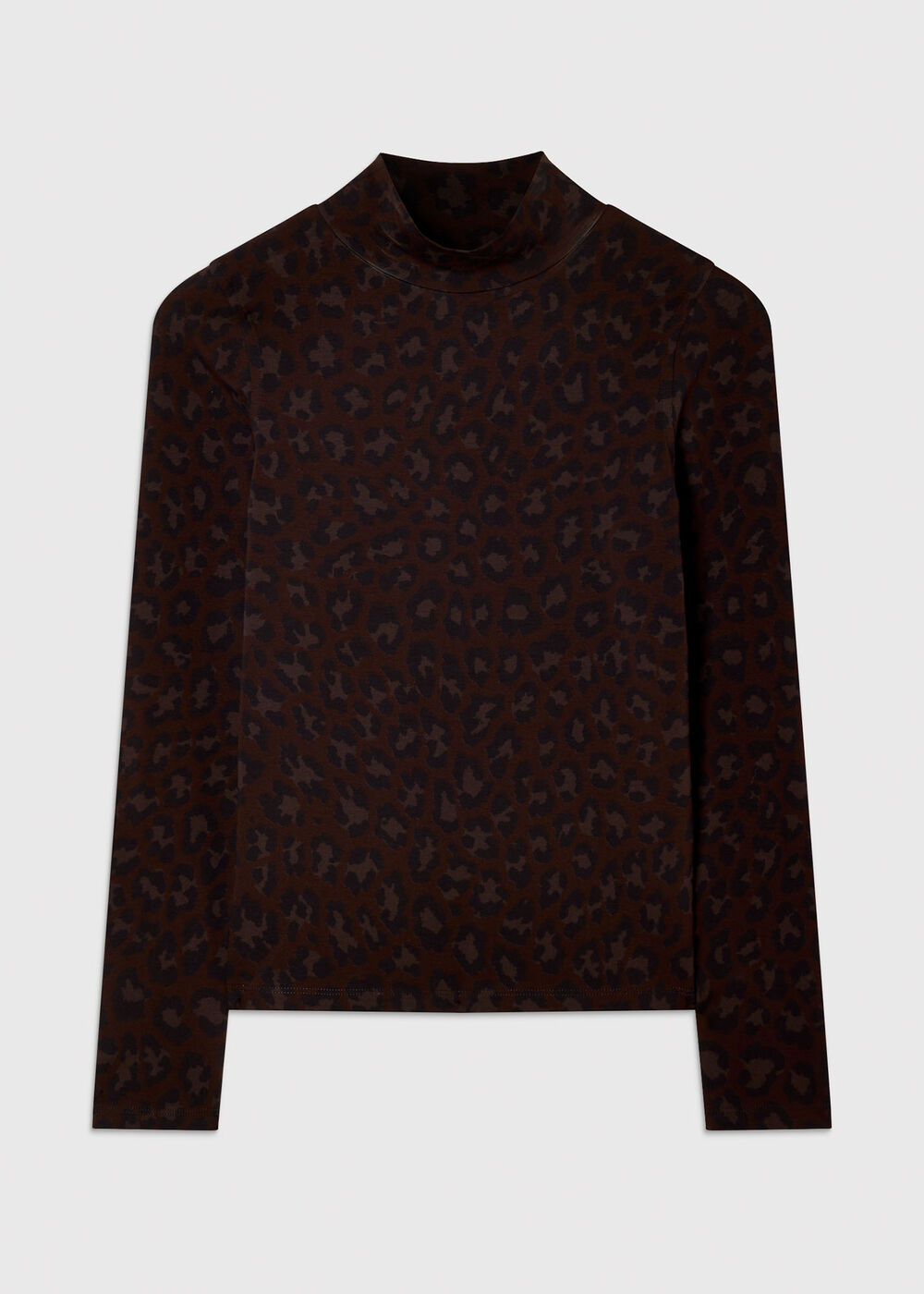 Animal Roll Neck Top
