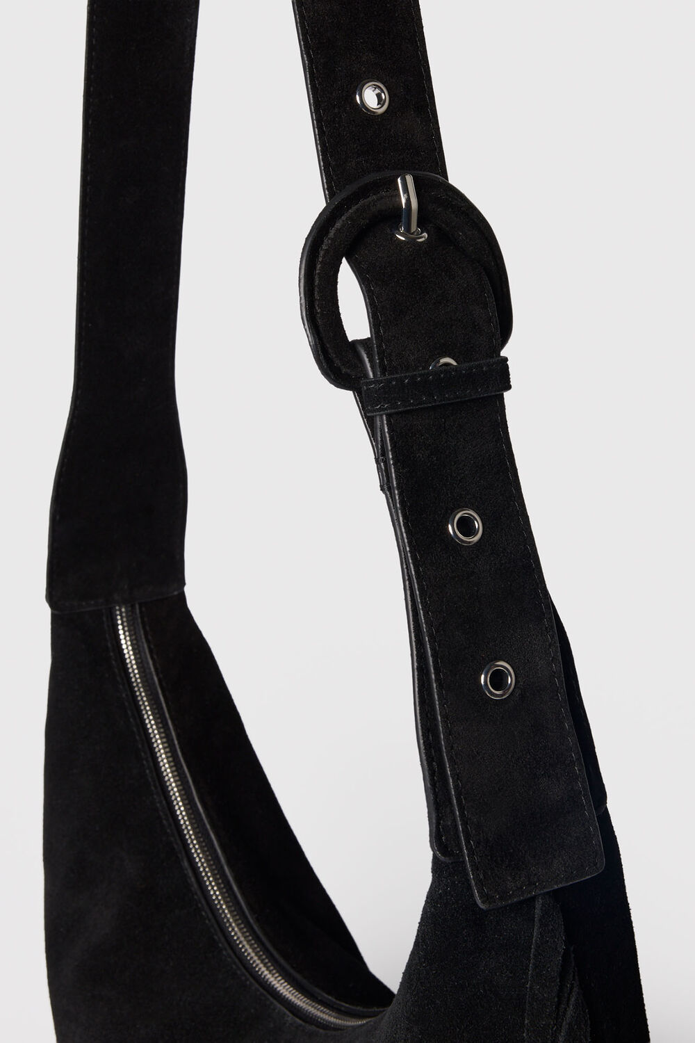 Sia Suede Fringed Bag