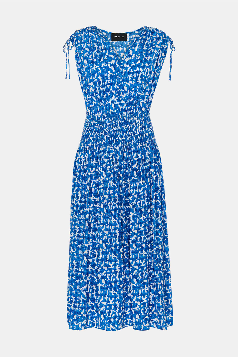 Petite Brushed Stroke Midi Dress