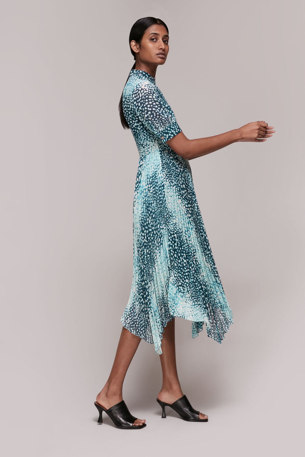 Esme Dalmation Print Dress
