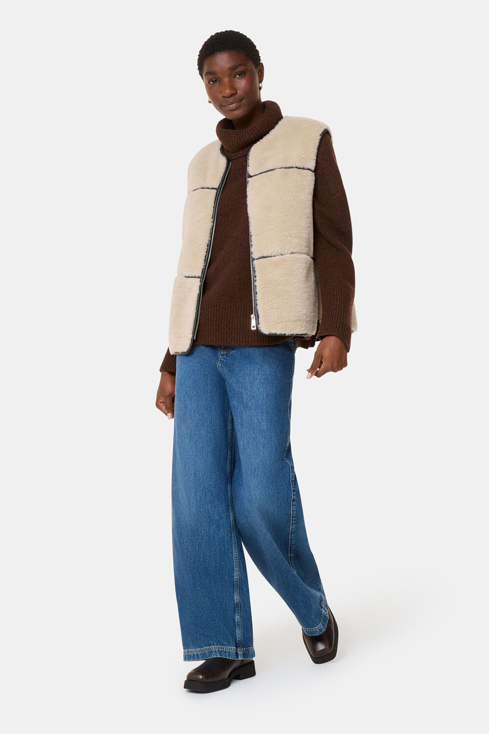 Rowena Faux Fur Waistcoat