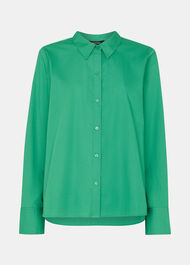 Boxy Relaxed Cotton Shirt