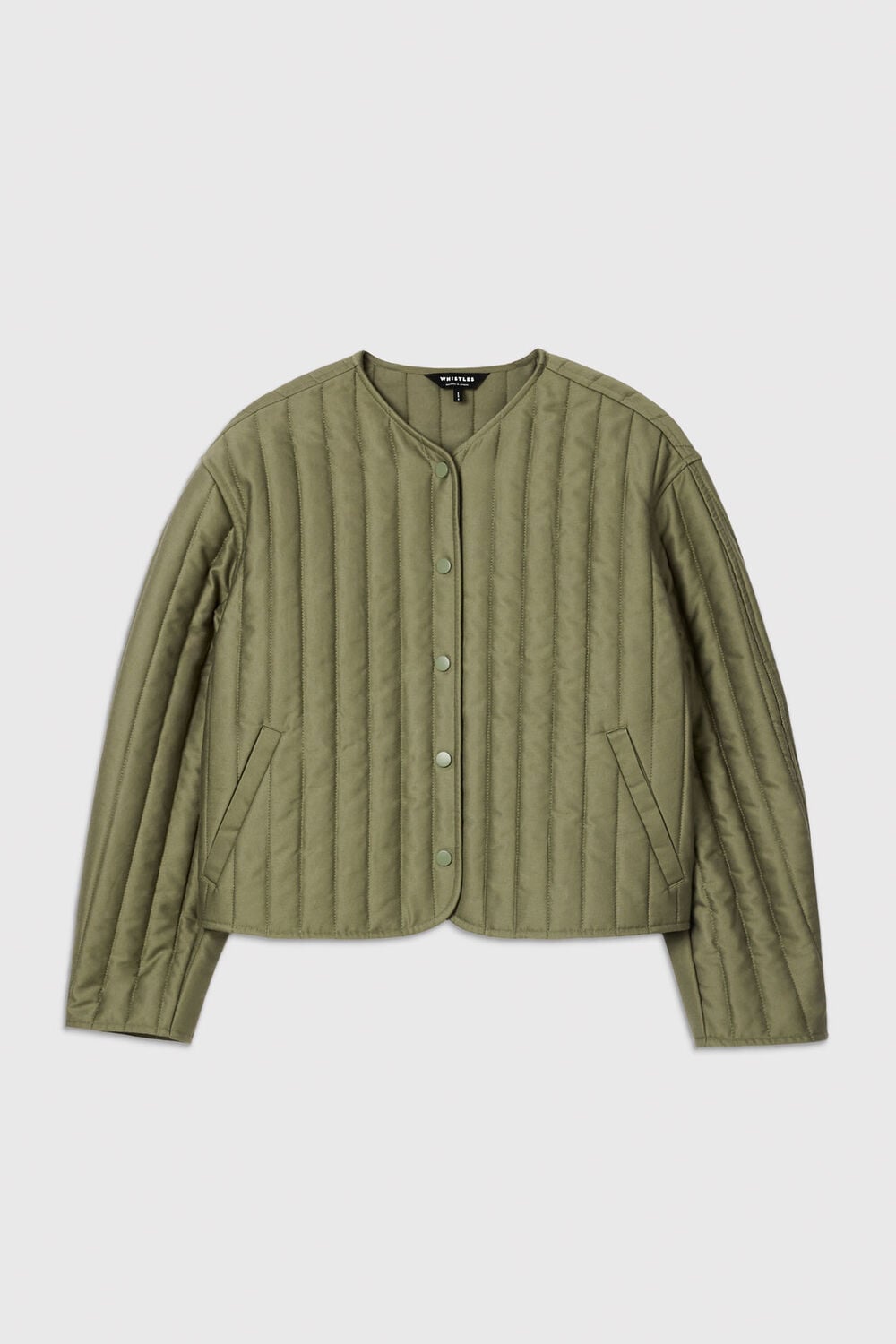 Khaki Quilted Liner Jacket